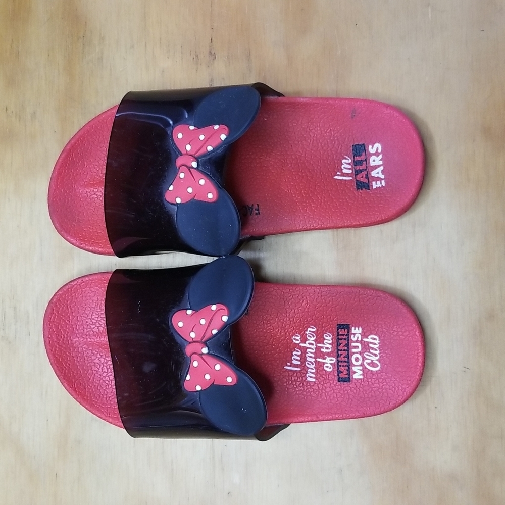 Disney Minnie Mouse Sandals | Size: 9 (C) | Black & Red - Picture 3 of 5